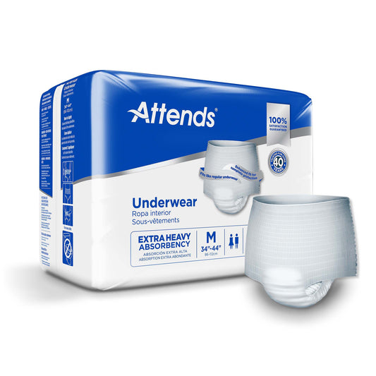 Attends Underwear Pull Up Diapers, Heavy Protection