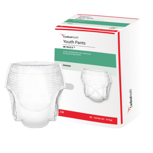 Cardinal Wings Youth Pull Ups L/XL | Heavy Absorbency Disposable Protective Underwear
