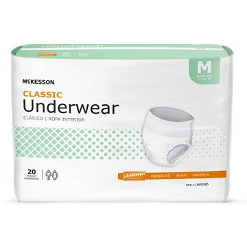 McKesson Classic Adult Pull Up Diapers Underwear, Regular Absorbency