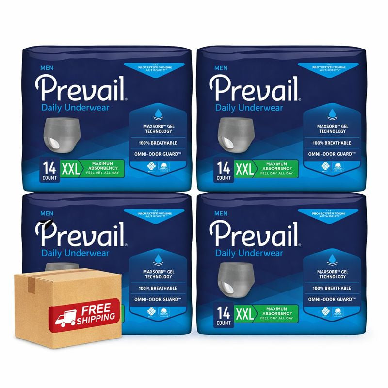 Prevail Ropa interior diaria para HOMBRE, Pull Ups muy absorbentes