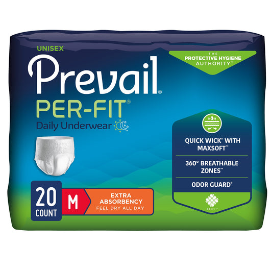 Ropa interior Prevail Per-Fit, pañales extraíbles muy absorbentes