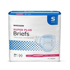 McKesson Super Plus Diapers With Tabs Briefs, Regular Absorbency