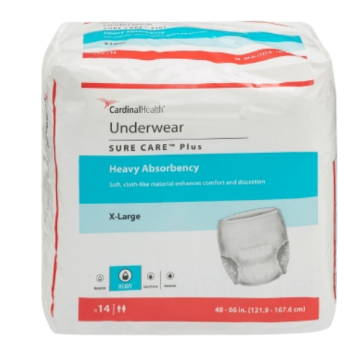 Cardinal Sure Care Plus Pull-Up Underwear | Heavy Protection