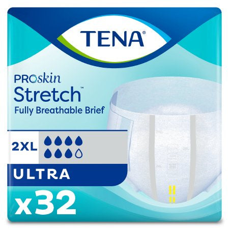Tena ProSkin Stretch Diapers with Tabs Brief 2XL, Overnight Absorbency