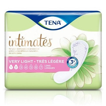Tena Intimates Pads Women's 8-inch Incontinence Liners, Regular Absorbency