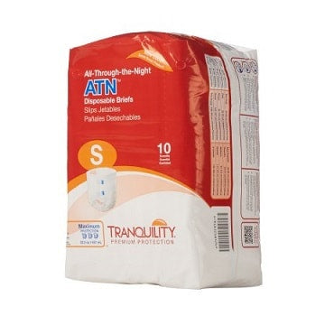 Tranquility All-Through-The-Night Youth Teen Small Diapers with Tabs Briefs, Overnight Absorbancy