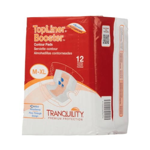 Tranquility TopLiner Diaper Booster Pads, Heavy Absorbency 10/PK