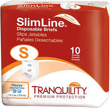 Tranquility Slim Line Youth Teen X-Small Diaper with Tabs Brief, Heavy Absorbency