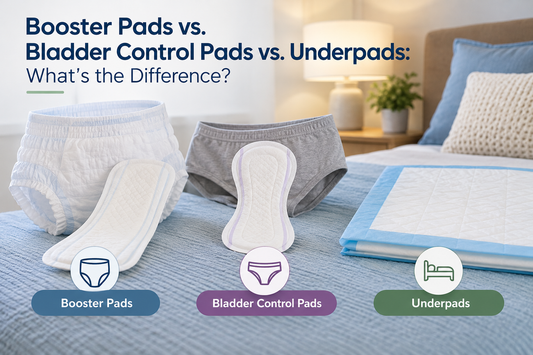 Booster Pads vs. Bladder Control Pads vs. Underpads: What’s the Difference?