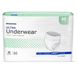 McKesson Underwear Monthly Bulk Bundle - Pull Ups, Bed Pads, Wipes