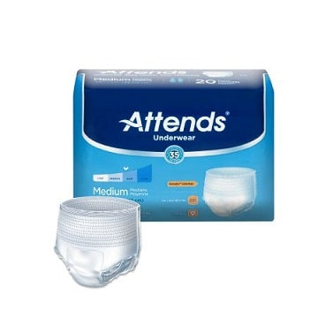 ATTENDS Advanced Underwear. Heavy Absorbent Pull Up Diapers