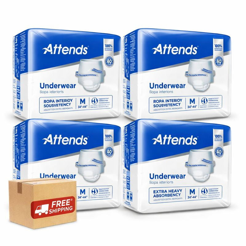 Attends Underwear Pull Up Diapers, Heavy Protection