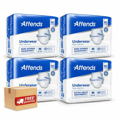 Attends Underwear Pull Up Diapers, Heavy Protection