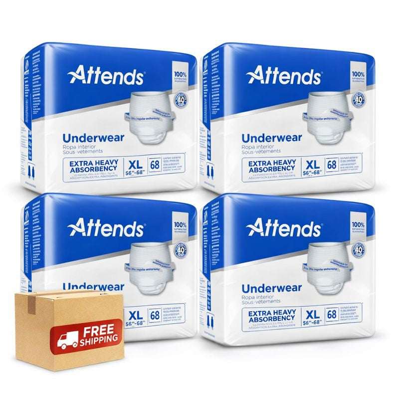 Attends Underwear Pull Up Diapers, Heavy Protection