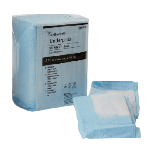 Cardinal Health Simplicity disposable underpads, 23 by 36 inch bed pads