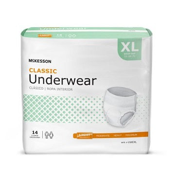 Classic Adult Pull Up Diapers, Regular Absorbent Underwear