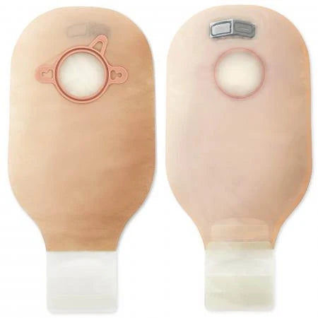 Box of 10 Colostomy Pouch New Image™ Two-Piece System 12 Inch Length Drainable