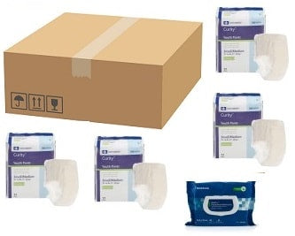 Curity youth pull-up underwear packages and bulk case