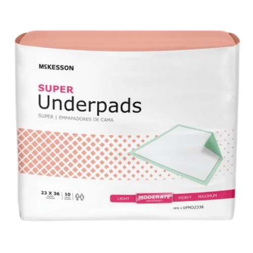 Mckesson Super 23"x36" Bed Pads, Moderate Absorbent 150 Count