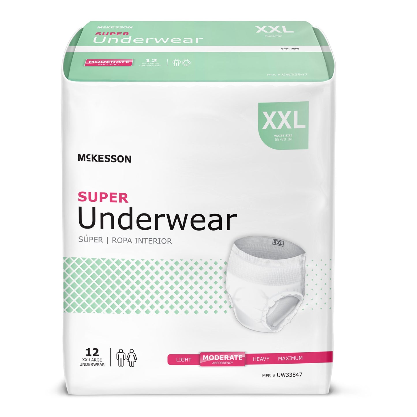 McKesson Super Plus Pull-Up Diapers | Regular Absorbent Protective Underwear