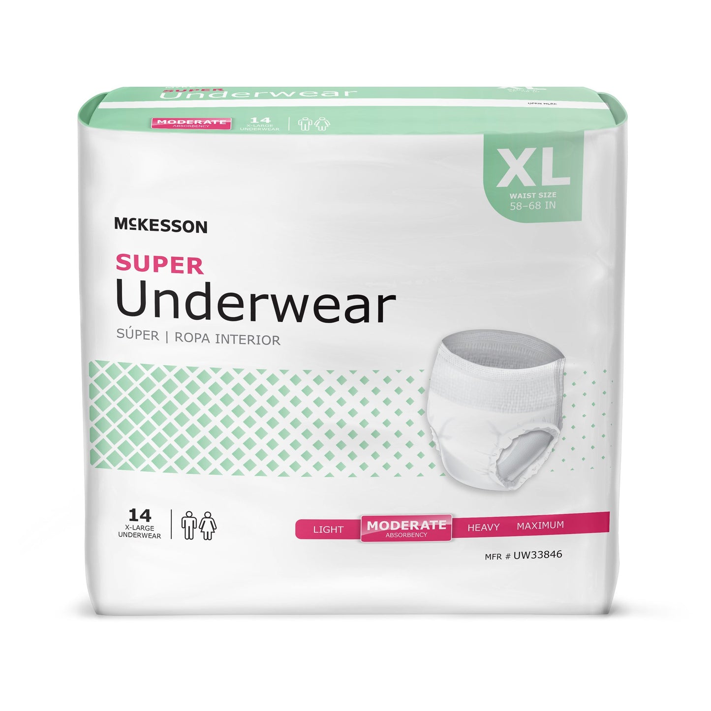 McKesson Super Plus Pull-Up Diapers | Regular Absorbent Protective Underwear