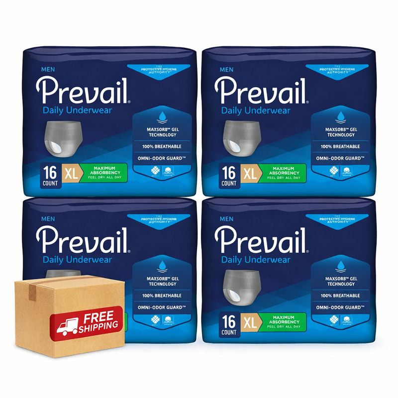 Prevail Ropa interior diaria para HOMBRE, Pull Ups muy absorbentes