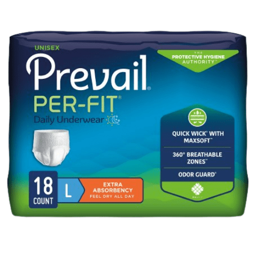 Ropa interior Prevail Per-Fit, pañales extraíbles muy absorbentes