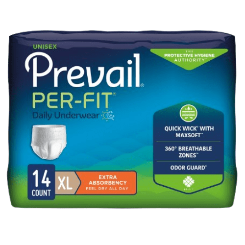 Ropa interior Prevail Per-Fit, pañales extraíbles muy absorbentes