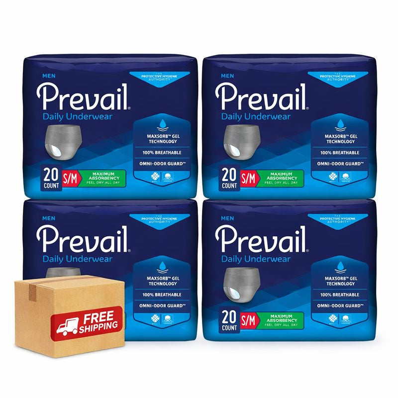 Prevail Ropa interior diaria para HOMBRE, Pull Ups muy absorbentes