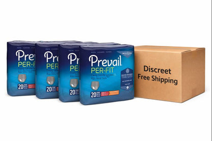 Prevail Per-Fit Men's Pull-Up Underwear, Heavy Absorbency