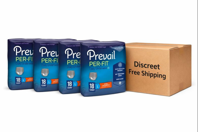 Prevail Per-Fit Men's Pull-Up Underwear, Heavy Absorbency