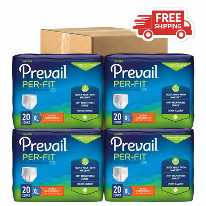 Ropa interior Prevail Per-Fit, pañales extraíbles muy absorbentes