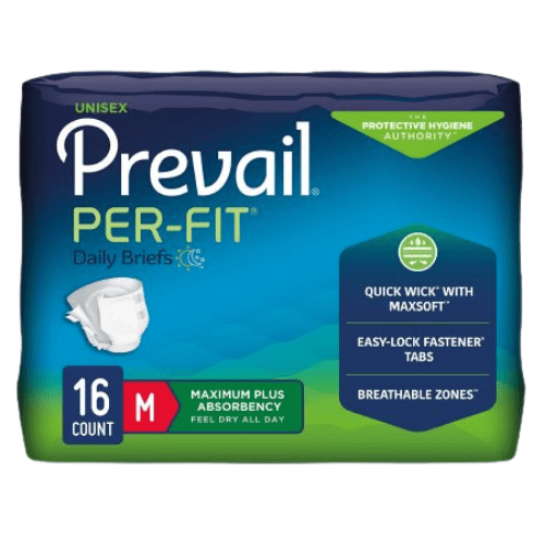 Prevail Per-Fit Briefs, Heavy Absorbent Diapers With Tabs