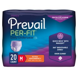 Prevail Per-Fit Diapers with Tabs Briefs, Heavy Absorbency