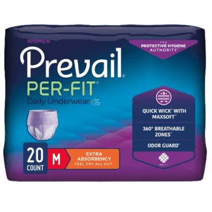 Prevail Per-Fit Women's Pull-Up Diapers Underwear, Regular Absorbency