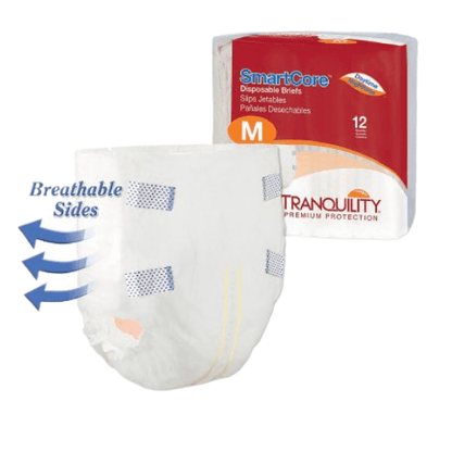 Tranquility SmartCore Overnight Briefs, Maximum Absorbent Diapers