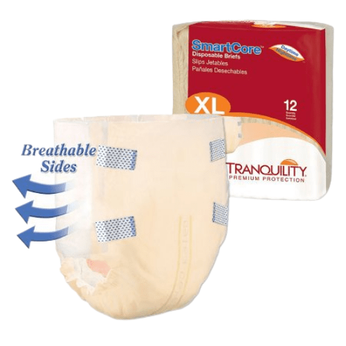 Tranquility SmartCore Overnight Briefs, Maximum Absorbent Diapers