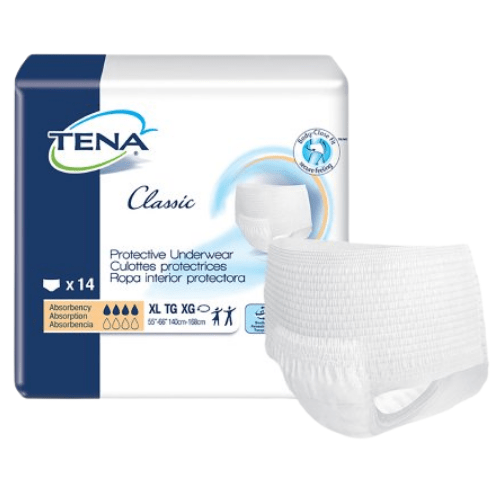 Tena Classic Underwear, Moderate Absorbent Pull Up Diapers