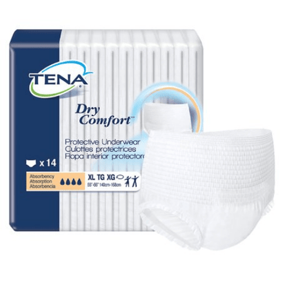 Tena Dry Comfort Underwear, Moderate Absorbent Pull Up Diapers