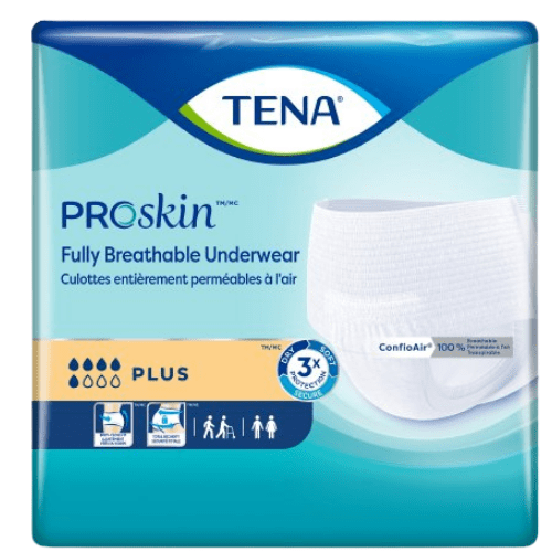 Tena ProSkin Pull Up Diapers Underwear, Regular Absorbency Bulk Case