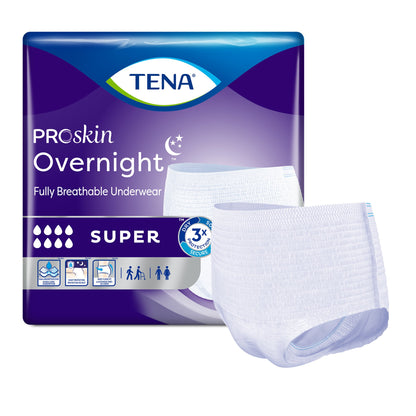 Tena ProSkin Super Overnight Pull Up, ropa interior máxima absorción