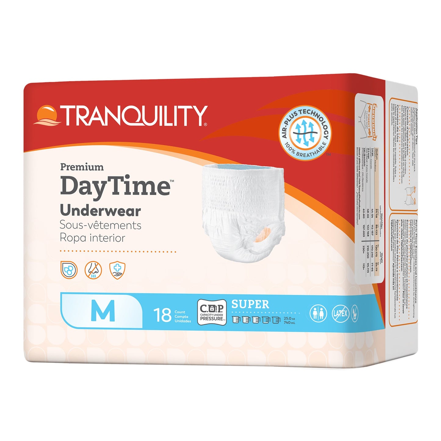 Tranquility Premium Daytime Disposable Absorbent Underwear – Adult Pull-Up Diapers