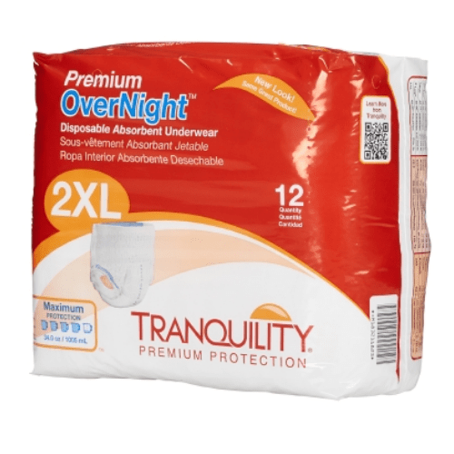 Tranquility Premium Overnight Underwear, Maximum Absorbent Pull Up