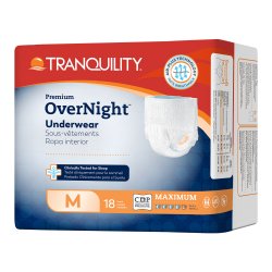 Tranquility Premium Overnight Underwear, Maximum Absorbent Pull Up
